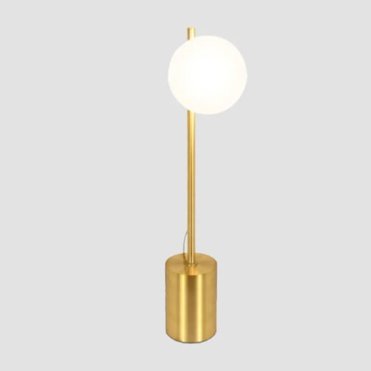 LUMINÁRIA DE MESA ELOÁ 60XØ17,5CM METAL E VIDRO | TKS 3507 LUMINÁRIA DE MESA ELOÁ 60XØ17,5CM METAL E VIDRO | TKS 3507