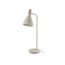 LUMINÁRIA DE MESA HORN 1XG9 14X18X49CM 1XG9 METAL BRANCO E MADEIRA | STUDIOLUCE WHITE QLM1064-BR