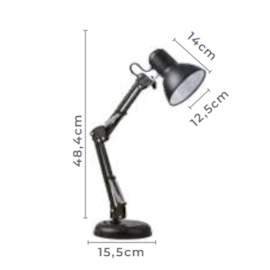 LUMINÁRIA DE MESA KOVY VERMELHO | NORDECOR 2402 LUMINÁRIA DE MESA KOVY VERMELHO | NORDECOR 2402