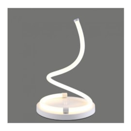 LUMINÁRIA DE MESA LED IVAR 3000K 24W BIVOLT 42,5XØ28CM METAL E ACRÍLICO BRANCO | NORDECOR 2184 LUMINÁRIA DE MESA LED IVAR 3000K 24W BIVOLT 42,5XØ28CM METAL E ACRÍLICO BRANCO | NORDECOR 2184