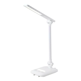 LUMINÁRIA DE MESA LED OFFICE 3000K/4000K/6000K MULTITEMPERATURA 7W BIVOLT 34X12X29CM ABS BRANCO | SL ILUMINAÇÃO 2016-114