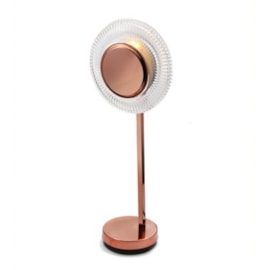 LUMINÁRIA DE MESA LED SUNFLOWER 2700K 5,5W 49X19X12CM METAL E VIDRO | OLD ARTISAN ABJ-5736