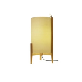 LUMINÁRIA DE MESA MINI MADRID 58XØ33CM LINHO E MADEIRA OFF WHITE E JEQUITIBÁ | NOVA HOME 1090 LUMINÁRIA DE MESA MINI MADRID 58XØ33CM LINHO E MADEIRA OFF WHITE E JEQUITIBÁ | NOVA HOME 1090