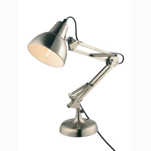 LUMINÁRIA DE MESA NEXUS Ø13,5X53CM 1XE27 METAL AÇO ESCOVADO | STUDIOLUCE WHITE LM1060-AE LUMINÁRIA DE MESA NEXUS Ø13,5X53CM 1XE27 METAL AÇO ESCOVADO | STUDIOLUCE WHITE LM1060-AE