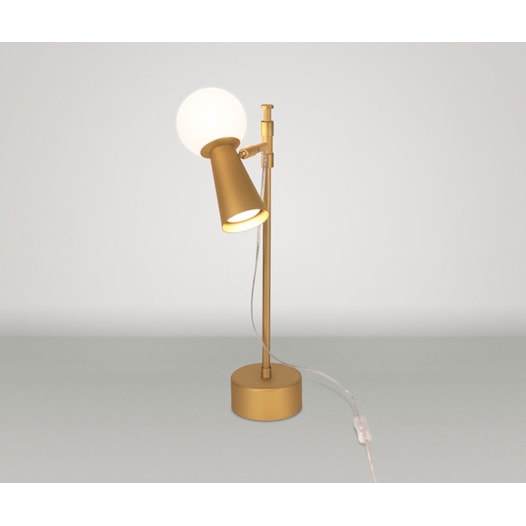 LUMINÁRIA DE MESA PION ARTICULADO 52,5X11,5X20CM METAL E VIDRO | TKS 3500 LUMINÁRIA DE MESA PION ARTICULADO 52,5X11,5X20CM METAL E VIDRO | TKS 3500