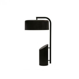 LUMINÁRIA DE MESA POSH MADEIRA EBANIZADA PRETA CÚPULA DE ALUMÍNIO PRETO FOSCO G9 50W | NOVA HOME 1105 LUMINÁRIA DE MESA POSH MADEIRA EBANIZADA PRETA CÚPULA DE ALUMÍNIO PRETO FOSCO G9 50W | NOVA HOME 1105