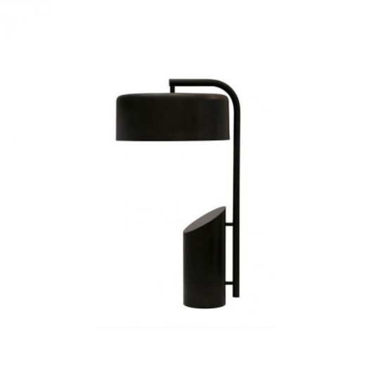 LUMINÁRIA DE MESA POSH MADEIRA EBANIZADA PRETA CÚPULA DE ALUMÍNIO PRETO FOSCO G9 50W | NOVA HOME 1105 LUMINÁRIA DE MESA POSH MADEIRA EBANIZADA PRETA CÚPULA DE ALUMÍNIO PRETO FOSCO G9 50W | NOVA HOME 1105