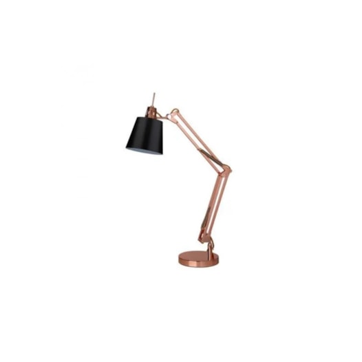 LUMINÁRIA DE MESA SCOPE ARTICULADO Ø15X72CM METAL COBRE E PRETO | BELLA ILUMINAÇÃO HU3002A LUMINÁRIA DE MESA SCOPE ARTICULADO Ø15X72CM METAL COBRE E PRETO | BELLA ILUMINAÇÃO HU3002A