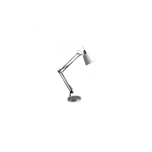 LUMINÁRIA DE MESA SCOPE ARTICULADO Ø15x72CM METAL CROMADO E BRANCO | BELLA ILUMINAÇÃO HU3002C LUMINÁRIA DE MESA SCOPE ARTICULADO Ø15x72CM METAL CROMADO E BRANCO | BELLA ILUMINAÇÃO HU3002C