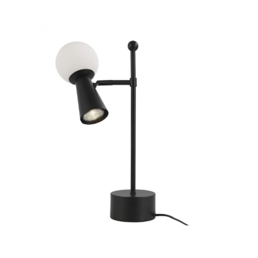 LUMINÁRIA DE MESA SEARS 1 HALOPIN 1 DICROICA PAR16 43X23X10CM ALUMÍNIO E VIDRO PRETO E FOSCO | STUDIOLUCE AB1631PT LUMINÁRIA DE MESA SEARS 1 HALOPIN 1 DICROICA PAR16 43X23X10CM ALUMÍNIO E VIDRO PRETO E FOSCO | STUDIOLUCE AB1631PT