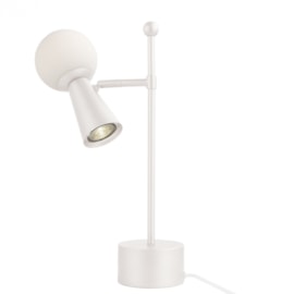 LUMINÁRIA DE MESA SEARS 1 HALOPIN 1 DICROICA PAR16 BRANCO | STUDIOLUCE AB1631BR