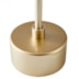 LUMINÁRIA DE MESA TEAS 1 HALOPIN 43XØ10CM METAL E VIDRO DOURADO FOSCO | NORDECOR 2473