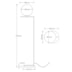 LUMINÁRIA DE PISO LATTEA 1X E27 38X163CM METAL PRETO FOSCO/VIDRO | FLAVO FF1390PF LUMINÁRIA DE PISO LATTEA 1X E27 38X163CM METAL PRETO FOSCO/VIDRO | FLAVO FF1390PF
