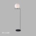 LUMINÁRIA DE PISO LATTEA 1X E27 38X163CM METAL PRETO FOSCO/VIDRO | FLAVO FF1390PF LUMINÁRIA DE PISO LATTEA 1X E27 38X163CM METAL PRETO FOSCO/VIDRO | FLAVO FF1390PF