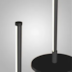 LUMINÁRIA DE PISO LED TENUES 2700K 15W BIVOLT 1,6X150CM ALUMÍNIO PRETO | +LUZ LP-133/15.150PT LUMINÁRIA DE PISO LED TENUES 2700K 15W BIVOLT 1,6X150CM ALUMÍNIO PRETO | +LUZ LP-133/15.150PT