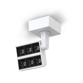 LUMINÁRIA DE SOBREPOR LED PICCO DUPLO BIVOLT IRC>90 14W 2700K | INTERLIGHT 2586-FE-S