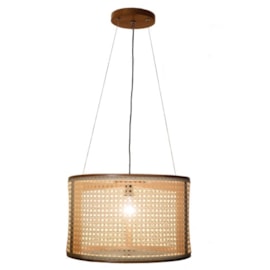 LUMINÁRIA DE TETO ZEN 48X30CM MADEIRA JEQUITIBÁ NATURAL CÚPULA DE PALHA E27 100W | NOVA HOME 3082 LUMINÁRIA DE TETO ZEN 48X30CM MADEIRA JEQUITIBÁ NATURAL CÚPULA DE PALHA E27 100W | NOVA HOME 3082
