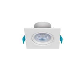 LUMINÁRIA EMBUTIR LED EASY QUADRADO MR16 4,5W 3000K BIVOLT 95X95X45MM BRANCO | STELLA STH7915/30 LUMINÁRIA EMBUTIR LED EASY QUADRADO MR16 4,5W 3000K BIVOLT 95X95X45MM BRANCO | STELLA STH7915/30