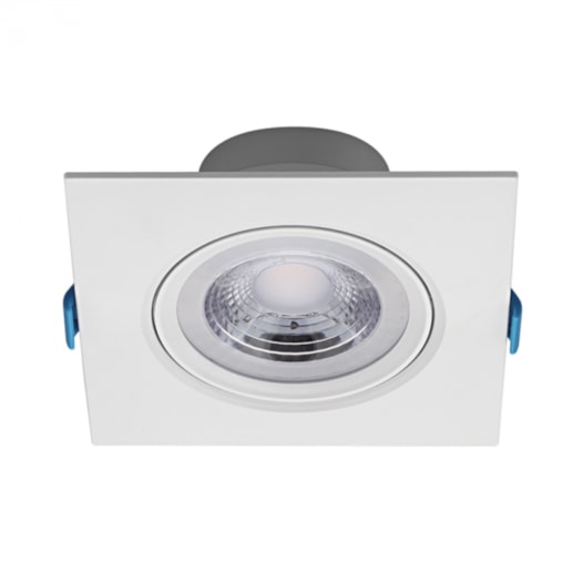 LUMINÁRIA EMBUTIR LED EASY QUADRADO PAR20 7W 4000K BIVOLT 117X117X52MM BRANCO | STELLA STH7920/40 LUMINÁRIA EMBUTIR LED EASY QUADRADO PAR20 7W 4000K BIVOLT 117X117X52MM BRANCO | STELLA STH7920/40