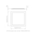 LUMINÁRIA EMBUTIR LED QUADRADO 40W 3000LM 3000K BIVOLT 33X620ØMM | STELLA STH20958/30 LUMINÁRIA EMBUTIR LED QUADRADO 40W 3000LM 3000K BIVOLT 33X620ØMM | STELLA STH20958/30