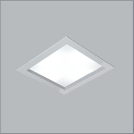 LUMINÁRIA EMBUTIR MAGNUM QUADRADO 2L E27 200X200X100MM | USINA 3600/20 LUMINÁRIA EMBUTIR MAGNUM QUADRADO 2L E27 200X200X100MM | USINA 3600/20