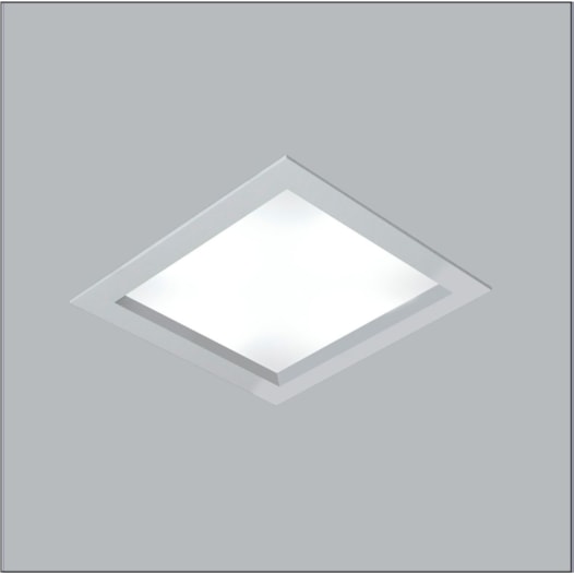 LUMINÁRIA EMBUTIR MAGNUM QUADRADO 4L E27 380X380X100MM | USINA 3600/38 LUMINÁRIA EMBUTIR MAGNUM QUADRADO 4L E27 380X380X100MM | USINA 3600/38