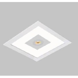 LUMINÁRIA EMBUTIR RULER QUADRADO 4L E27 + 1L GU10 380X380X100MM | USINA 3702/38 LUMINÁRIA EMBUTIR RULER QUADRADO 4L E27 + 1L GU10 380X380X100MM | USINA 3702/38