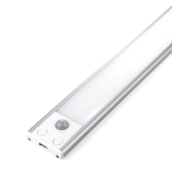 LUMINÁRIA FILETTO PORTATIL MULTICOR 60° 1,5W 5V 40X4X0,9CM ALUMÍNIO CROMADO | OPUS LED OPS 86374