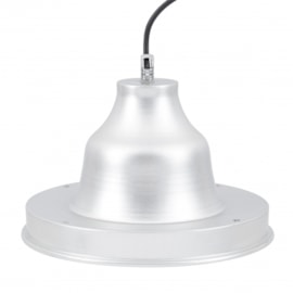 LUMINÁRIA LED HIGH BAY 6000K 30W BIVOLT Ø28X27CM ALUMÍNIO PRATA | GAYA 9572 LUMINÁRIA LED HIGH BAY 6000K 30W BIVOLT Ø28X27CM ALUMÍNIO PRATA | GAYA 9572