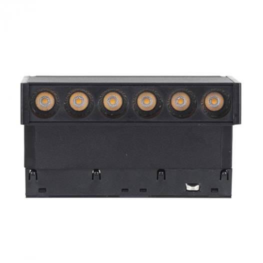 LUMINÁRIA LED MAG 6 FOCOS 4000K 6W 48V 12X8,5X2,2CM ALUMÍNIO PRETO | GAYA 3014 LUMINÁRIA LED MAG 6 FOCOS 4000K 6W 48V 12X8,5X2,2CM ALUMÍNIO PRETO | GAYA 3014