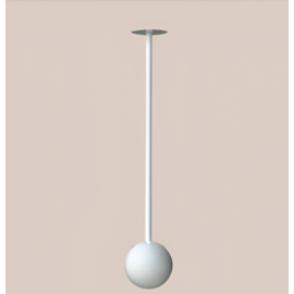 LUMINÁRIA TUBO HASTE GLOBINHO 8X8X30CM 1X HALOPIN G9 | BELLUCE G0320/3 LUMINÁRIA TUBO HASTE GLOBINHO 8X8X30CM 1X HALOPIN G9 | BELLUCE G0320/3