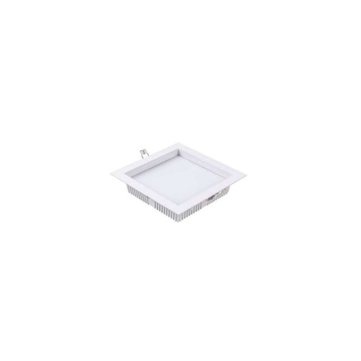 LUMUNÁRIA LED QUADRADO RECUADO DEEP 18W 6500K BRANCO | NORDECOR P2158