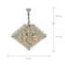 LUSTRE DIAMOND METAL E CRISTAL CROMADO 12XG9 | HEVVY 0787 SL-5691M/H12