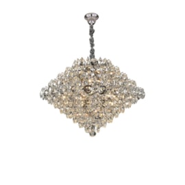 LUSTRE DIAMOND METAL E CRISTAL CROMADO 12XG9 | HEVVY 0787 SL-5691M/H12 LUSTRE DIAMOND METAL E CRISTAL CROMADO 12XG9 | HEVVY 0787 SL-5691M/H12