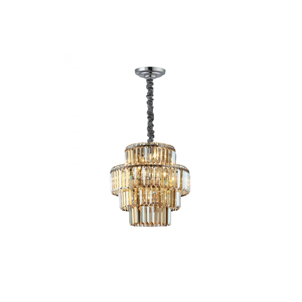LUSTRE DIAMOND METAL E CRISTAL CROMADO 12XG9 | HEVVY 0787 SL LUSTRE DIAMOND METAL E CRISTAL CROMADO 12XG9 | HEVVY 0787 SL