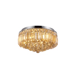LUSTRE KHALEESIS 25W 5L G9 BIVOLT Ø350X210MM - CHAMPAGNE | SKYLIGHT SKY-3024CH LUSTRE KHALEESIS 25W 5L G9 BIVOLT Ø350X210MM - CHAMPAGNE | SKYLIGHT SKY-3024CH