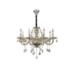 LUSTRE MARIA THEREZA METAL, CRISTAL E VIDRO CHAMPANHE 8XE14 | HEVVY 0528 SL-9840/H8