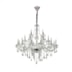 LUSTRE MARIA THEREZA METAL, CRISTAL E VIDRO PRATA TRANSPARENTE 21XE14 | HEVVY 0524 SL-9840/H21 TR