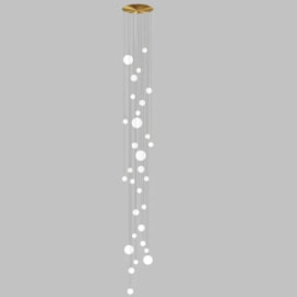 LUSTRE PÉ DIREITO DUPLO WASSERFALL 31L | TKS 1947 LUSTRE PÉ DIREITO DUPLO WASSERFALL 31L | TKS 1947