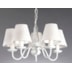 LUSTRE PENDENTE 5 BRAÇOS 3XE27 43X30 METAL | OLD ARTISAN PL-114/3 (C/CRISTAIS e S/CUPULA)