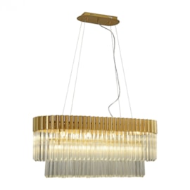 LUSTRE PENDENTE TARTA DOURADO FOSCO | STUDIOLUCE PD1730