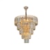 LUSTRE VERSAILLES METAL E CRISTAL CHAMPANHE E DOURADO 12XE14 | HEVVY 1107 SL-5681L/H12