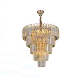 LUSTRE VERSAILLES METAL E CRISTAL CHAMPANHE E DOURADO 12XE14 | HEVVY 1107 SL-5681L/H12 LUSTRE VERSAILLES METAL E CRISTAL CHAMPANHE E DOURADO 12XE14 | HEVVY 1107 SL-5681L/H12
