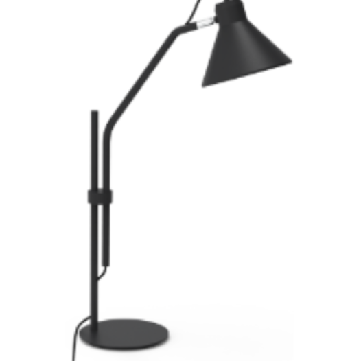 MESA ABAJOUR ARTICULADA 1X E27 BULBO ATÉ 12W 19X76,5X43CM BOTÃO LIGA/DESLIGA ALUMÍNIO | DIMLUX 902