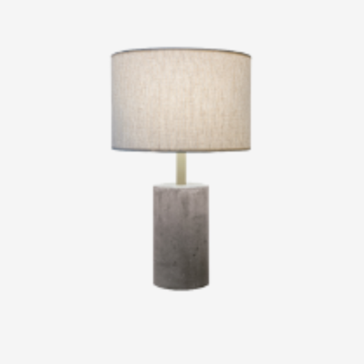 MESA ABAJUR CIMENTO/ALUMÍNIO 1X E27 BULBO ATÉ 12W 35X56,6CM BOTÃO LIGA/DESLIGA | DIMLUX ML-109/TRAMADO MESA ABAJUR CIMENTO/ALUMÍNIO 1X E27 BULBO ATÉ 12W 35X56,6CM BOTÃO LIGA/DESLIGA | DIMLUX ML-109/TRAMADO