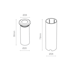 MINI BALIZADOR DE SOLO BRANCO 0.4W 2700K | ROMALUX 10048 MINI BALIZADOR DE SOLO BRANCO 0.4W 2700K | ROMALUX 10048