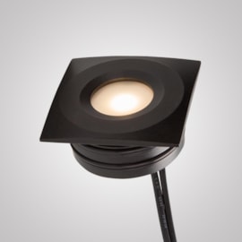 MINI BALIZADOR QUADRADO 0,5W PRETO 220V 3000K | DIRECT LIGHT 0754 MINI BALIZADOR QUADRADO 0,5W PRETO 220V 3000K | DIRECT LIGHT 0754