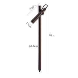 MINI ESPETO LED KEWE IP67 40CM 36° 1W 3000K PRETO | NORDECOR 6597 MINI ESPETO LED KEWE IP67 40CM 36° 1W 3000K PRETO | NORDECOR 6597
