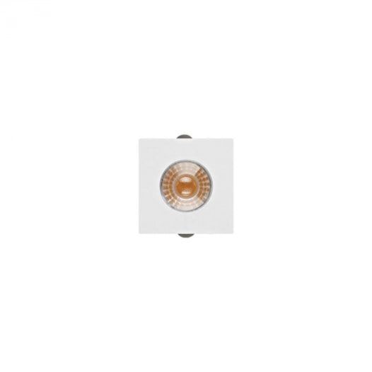 MINI MÓBILI QUADRADO EMBUTIDO PARA MÓVEIS | FACHO DIRECIONADO 25° 3000K BRANCO | STELLA STL21912BR/30