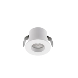 MINI MÓBILI REDONDO EMBUTIDO PARA MÓVEIS - FACHO DIRECIONADO 25° 2700K BRANCO | STELLA STL21911BR/27